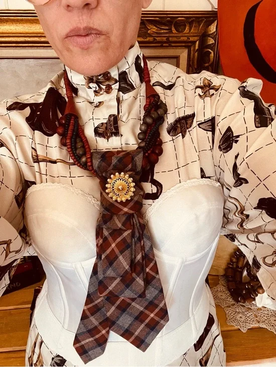 #N5 GEMINI ♊️ NECKLACE TIE - Picture 3 of 4